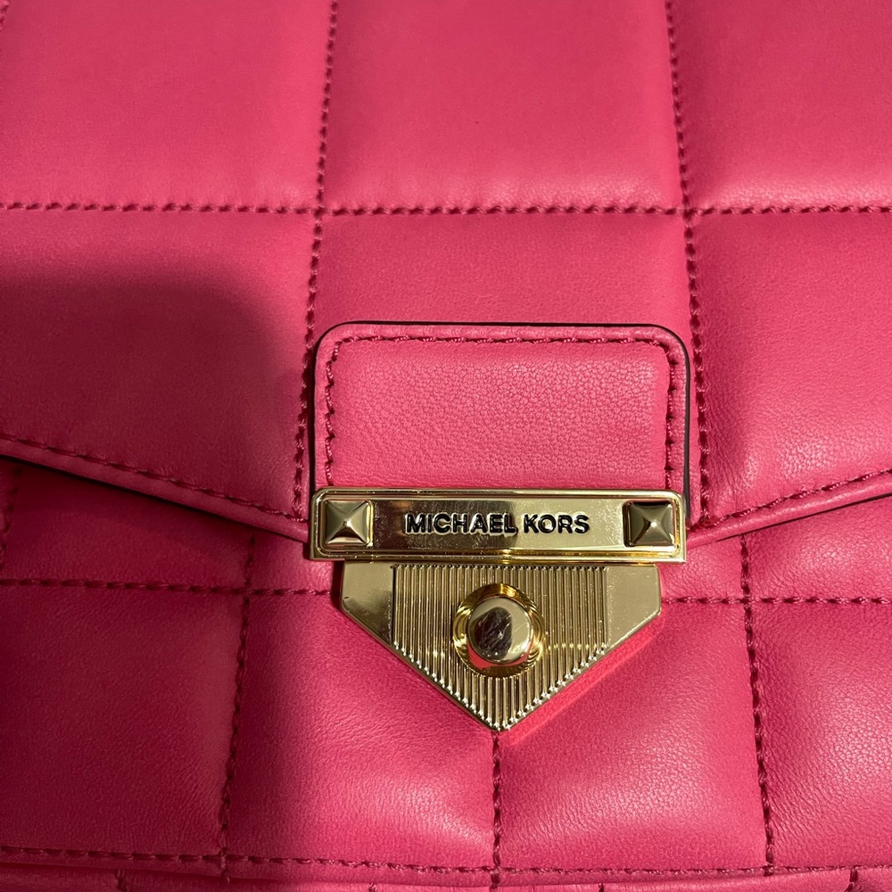 MK Soho Quilted Leather Shoulder Bag - Picture 3 of 11